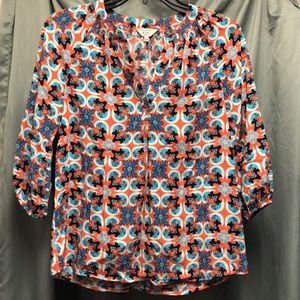 CROWN & IVY top/blouse - 3/4 length sleeves, PP